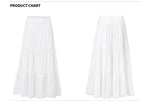 Tiered Maxi Skirt with Elastic Waistband