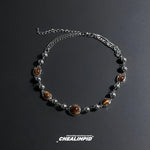 Tiger Eye Beaded Necklace