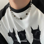 Tiger Eye Clavicle Necklace