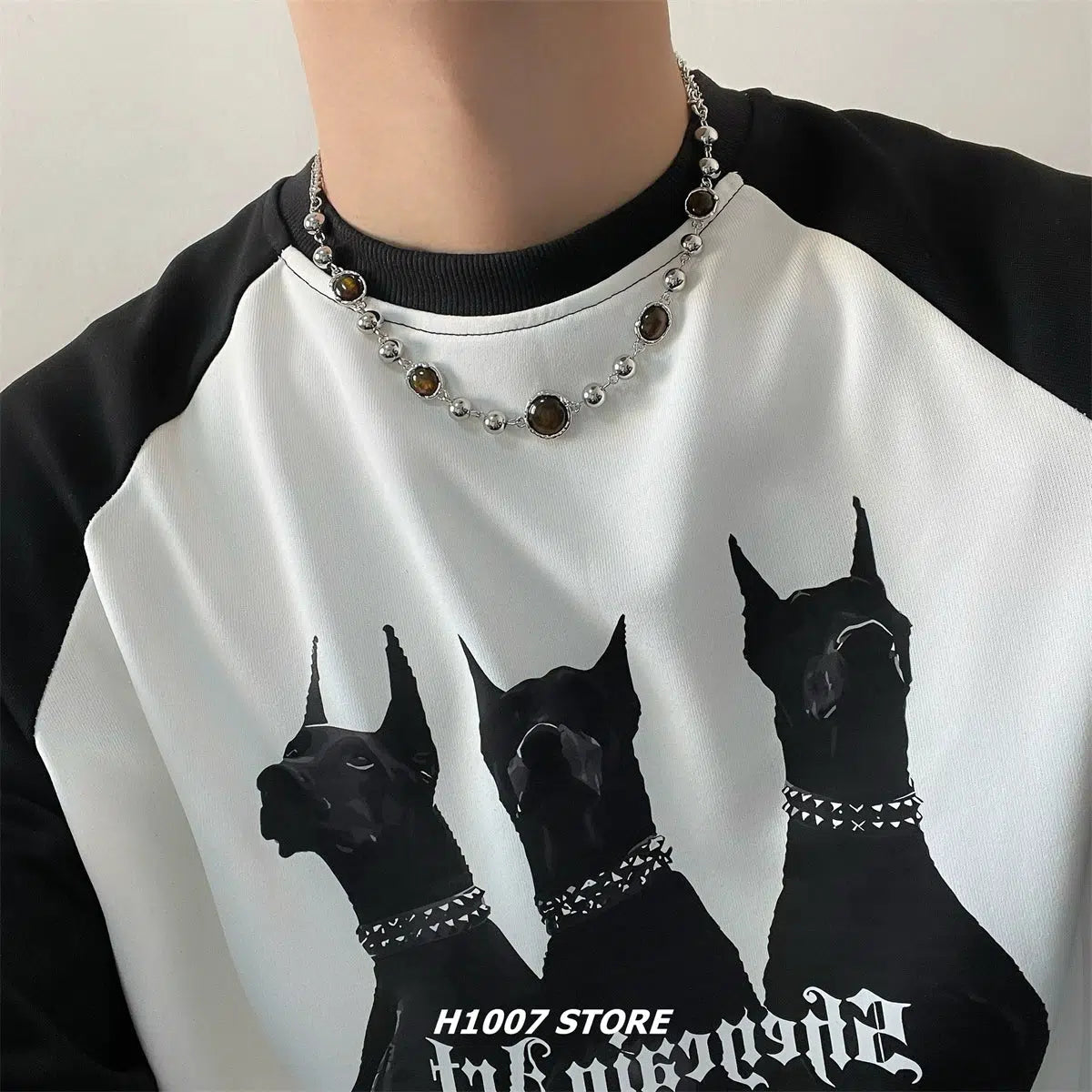 Tiger Eye Clavicle Necklace