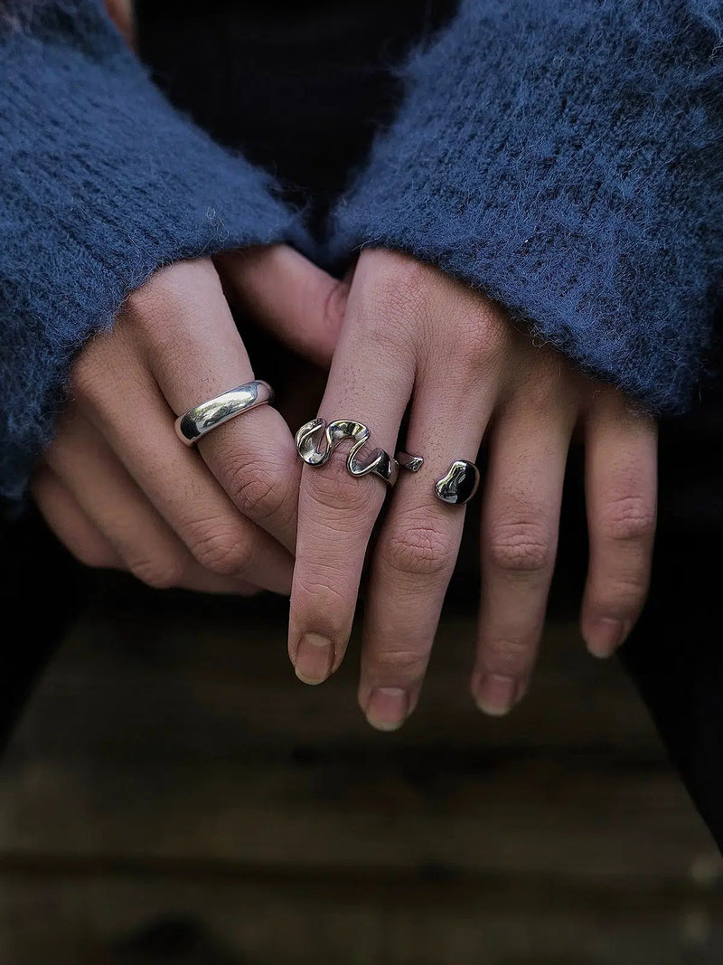 Love In Infinity Gold Couple Rings