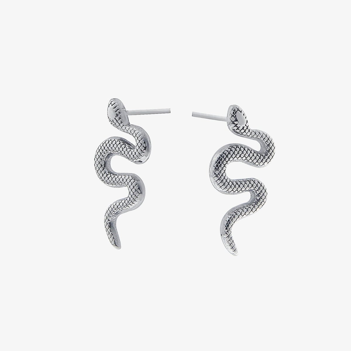 Titanium Steel Snake-Shaped Earrings