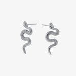 Titanium Steel Snake-Shaped Earrings