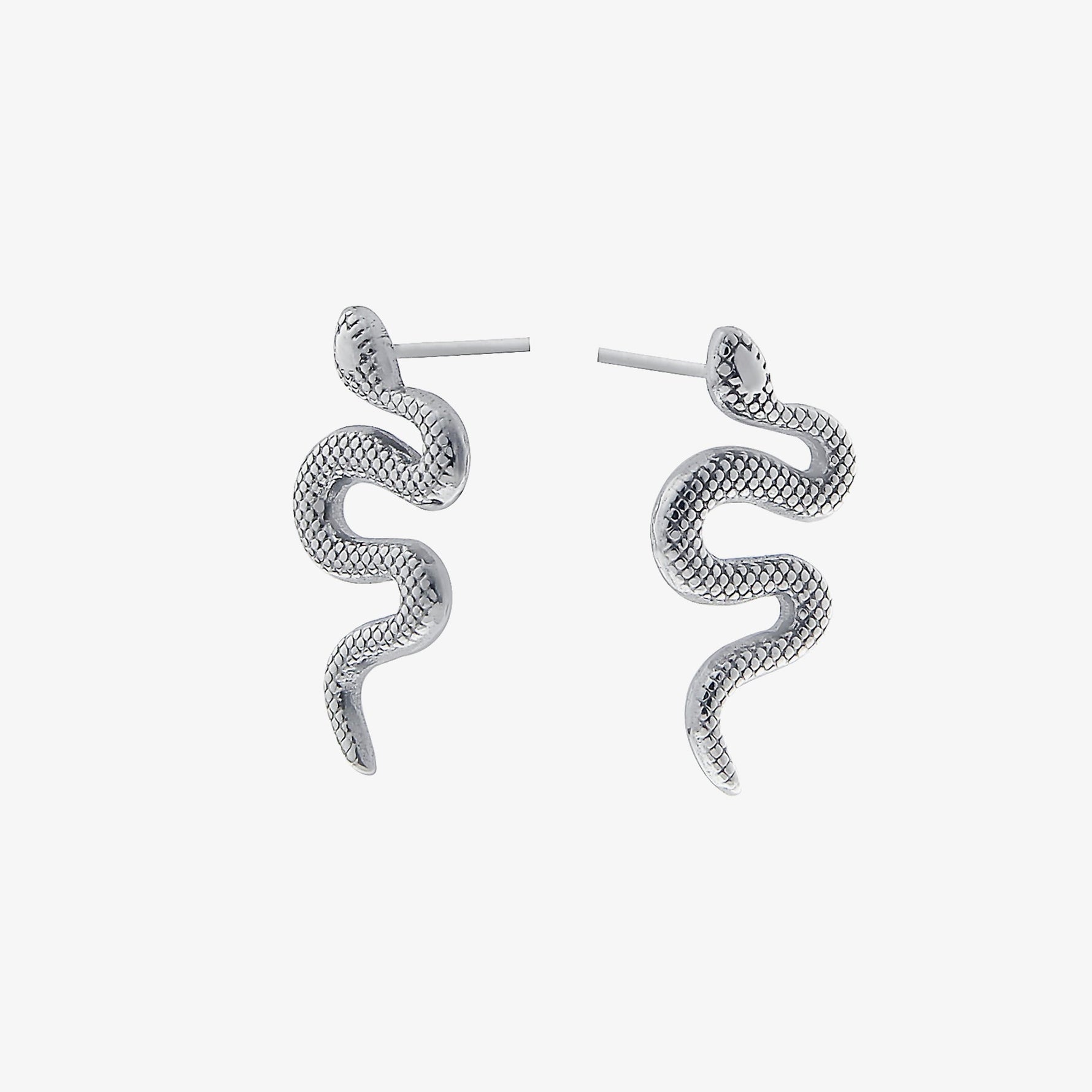 Titanium Steel Snake-Shaped Earrings