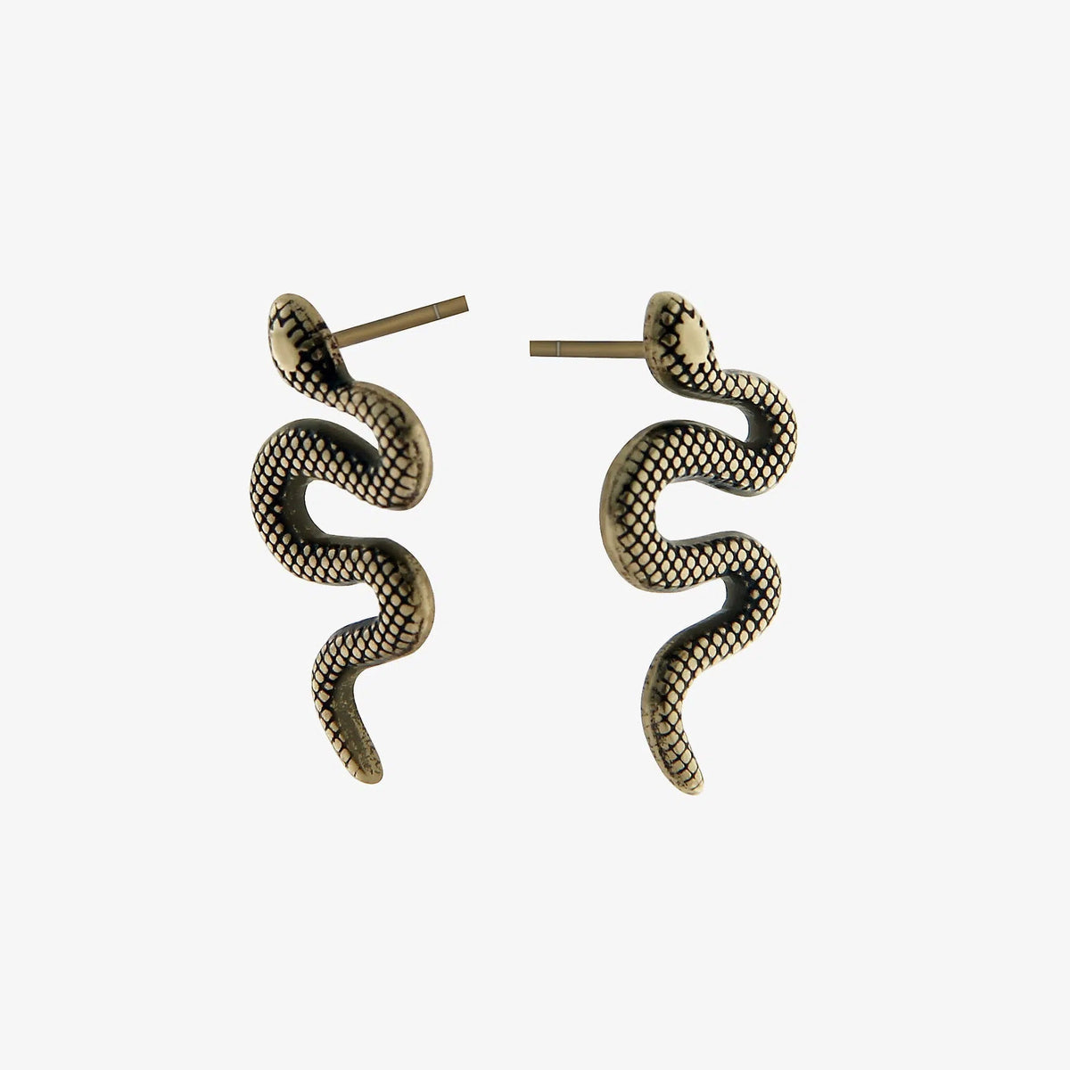 Titanium Steel Snake-Shaped Earrings