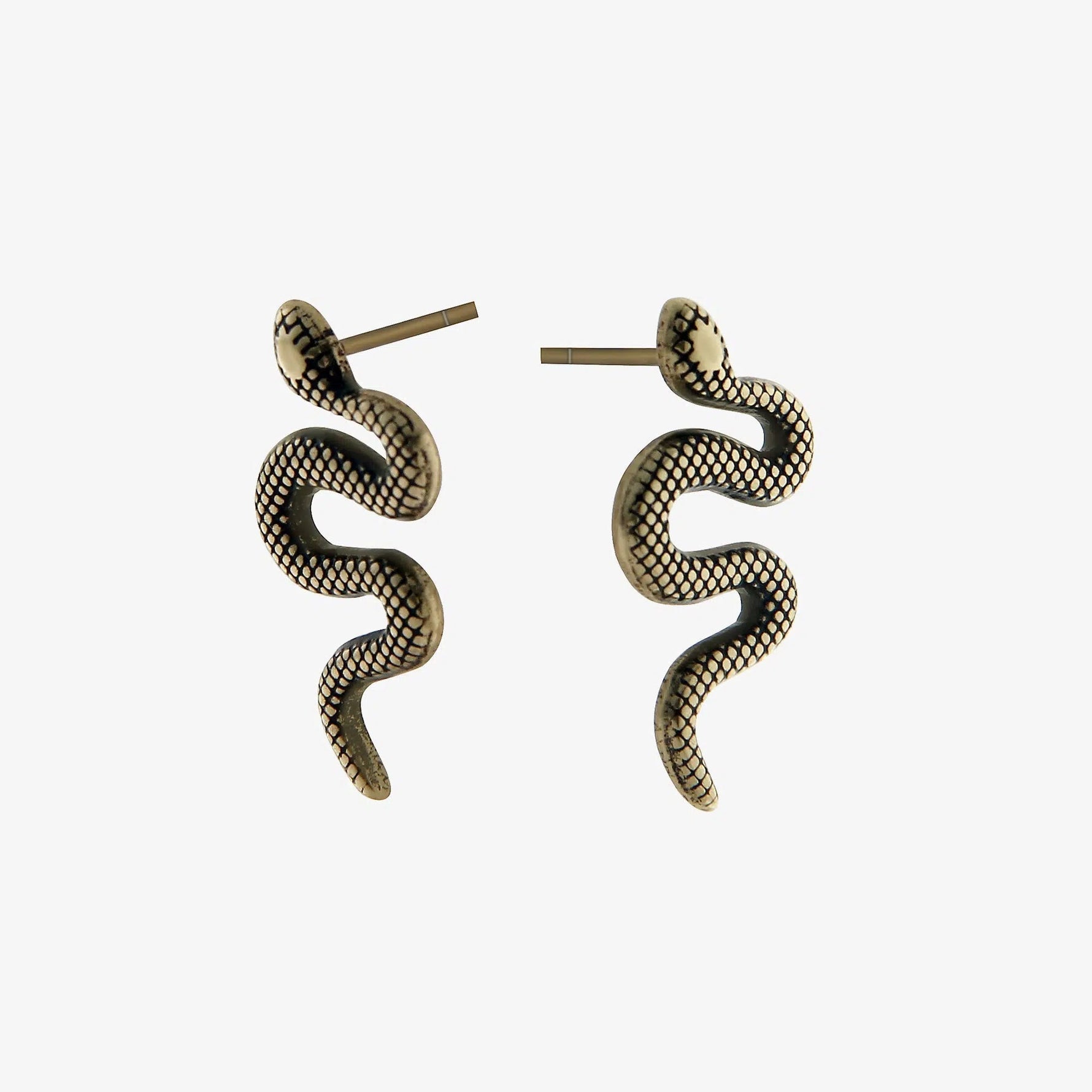 Titanium Steel Snake-Shaped Earrings