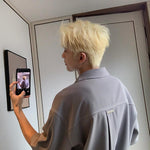 Topstitched Button-down Shirt