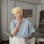 Topstitched Button-down Shirt