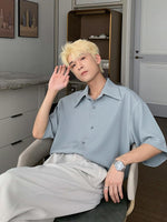 Topstitched Button-down Shirt