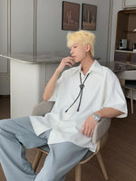 Topstitched Button-down Shirt