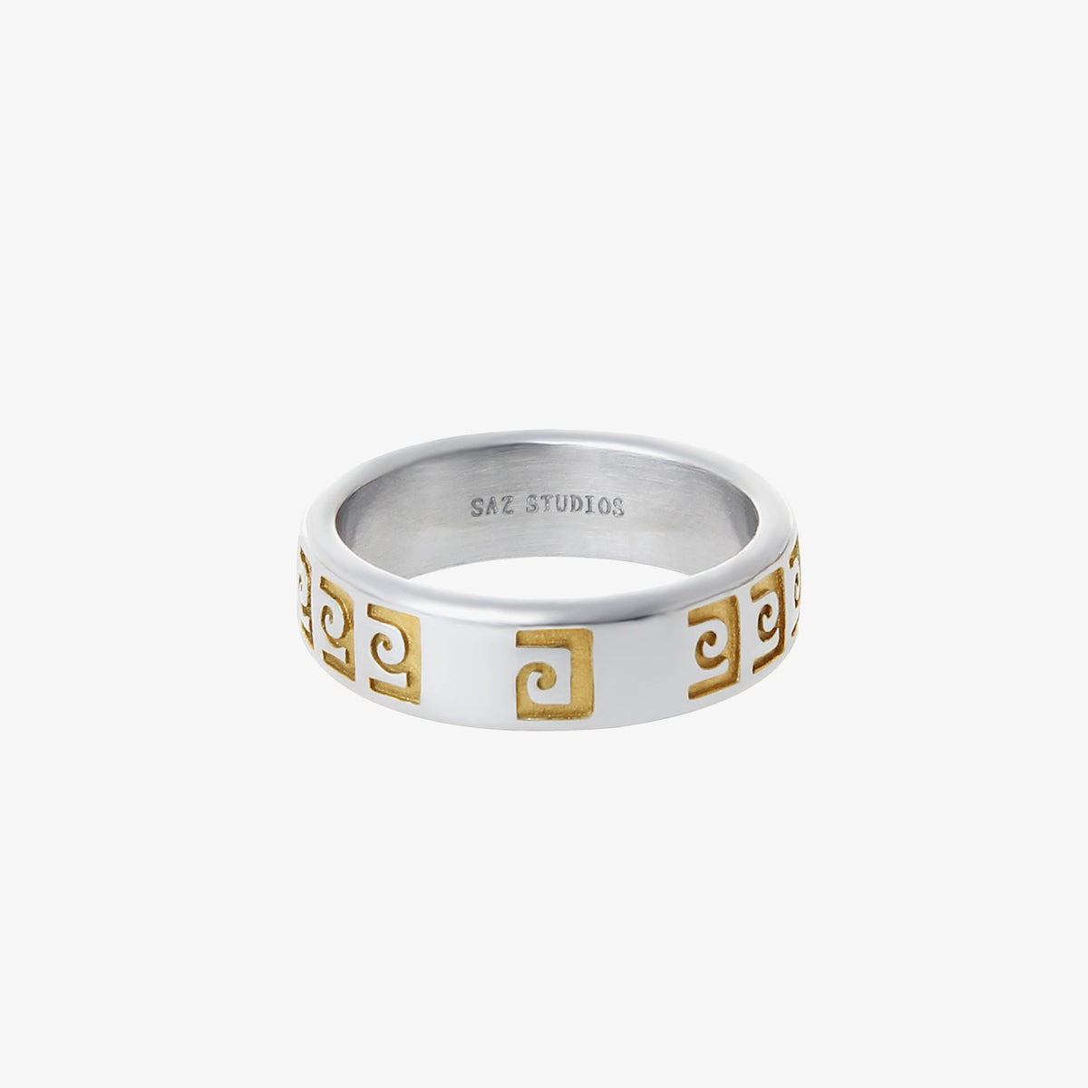 Totem Gold Pattern Ring