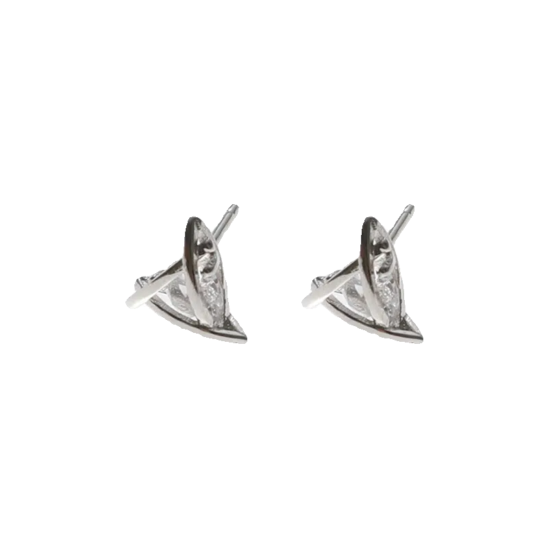 Triangular Stud Earrings