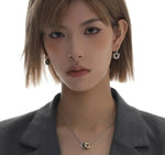 Tricolor Flower Necklace