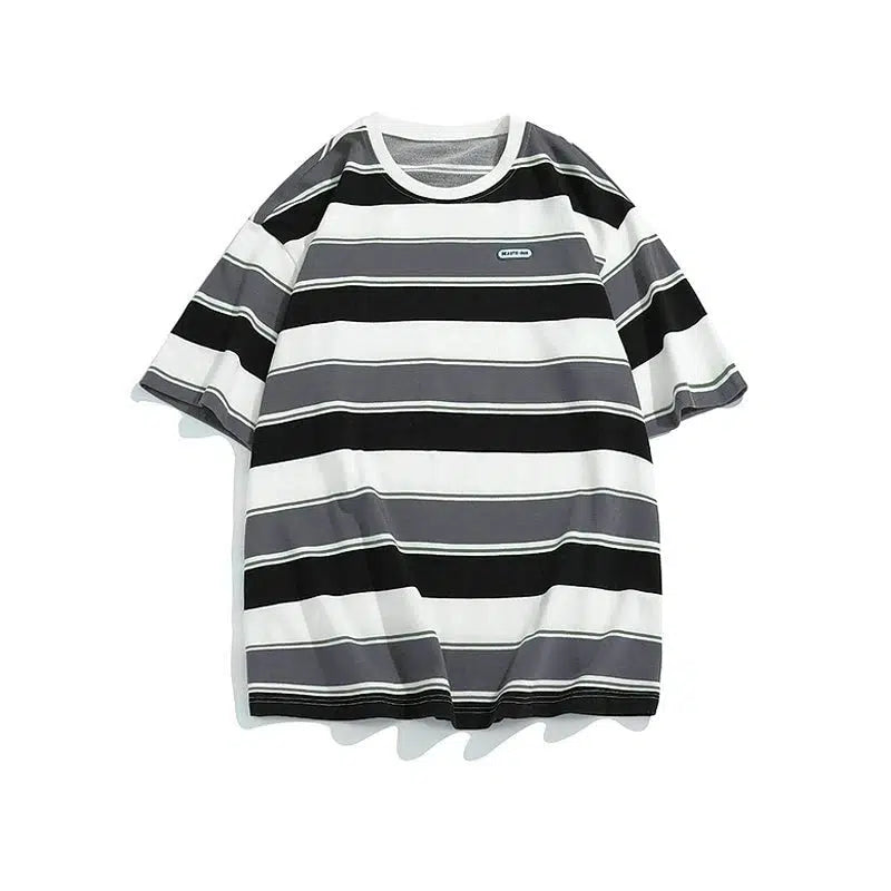 Tricolor Striped T-shirt