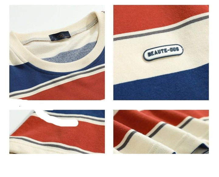 Tricolor Striped T-shirt