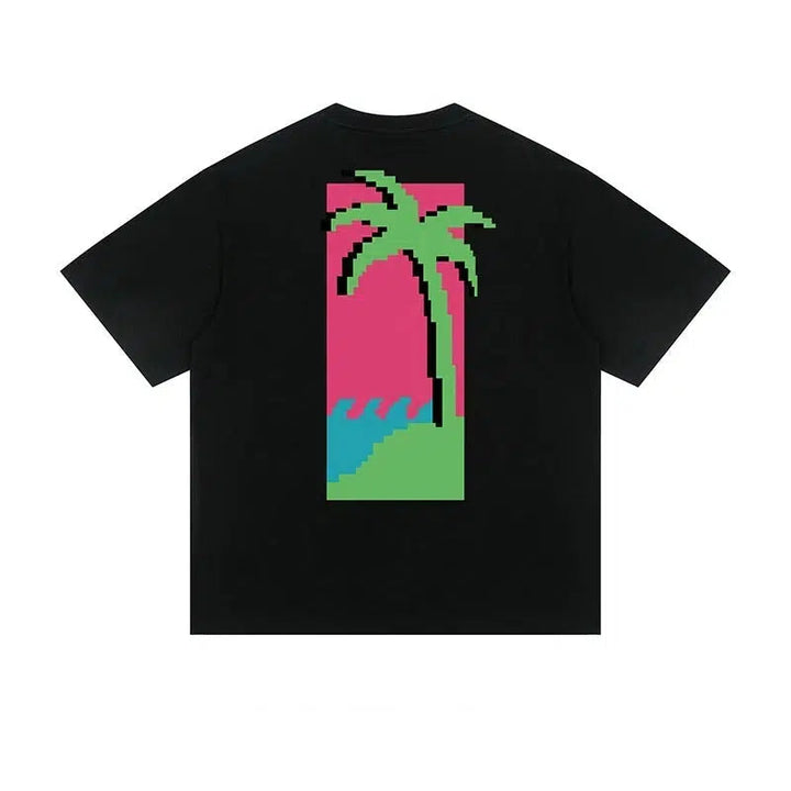 Tropical Palm Tree Graphic T-shirt