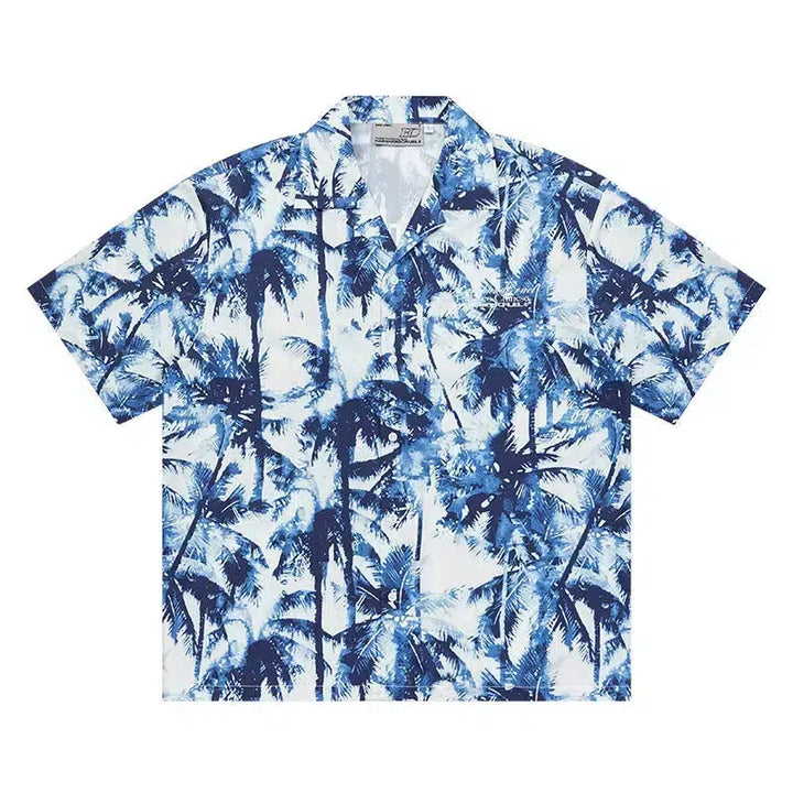 Tropical Palm Tree Print Shirt