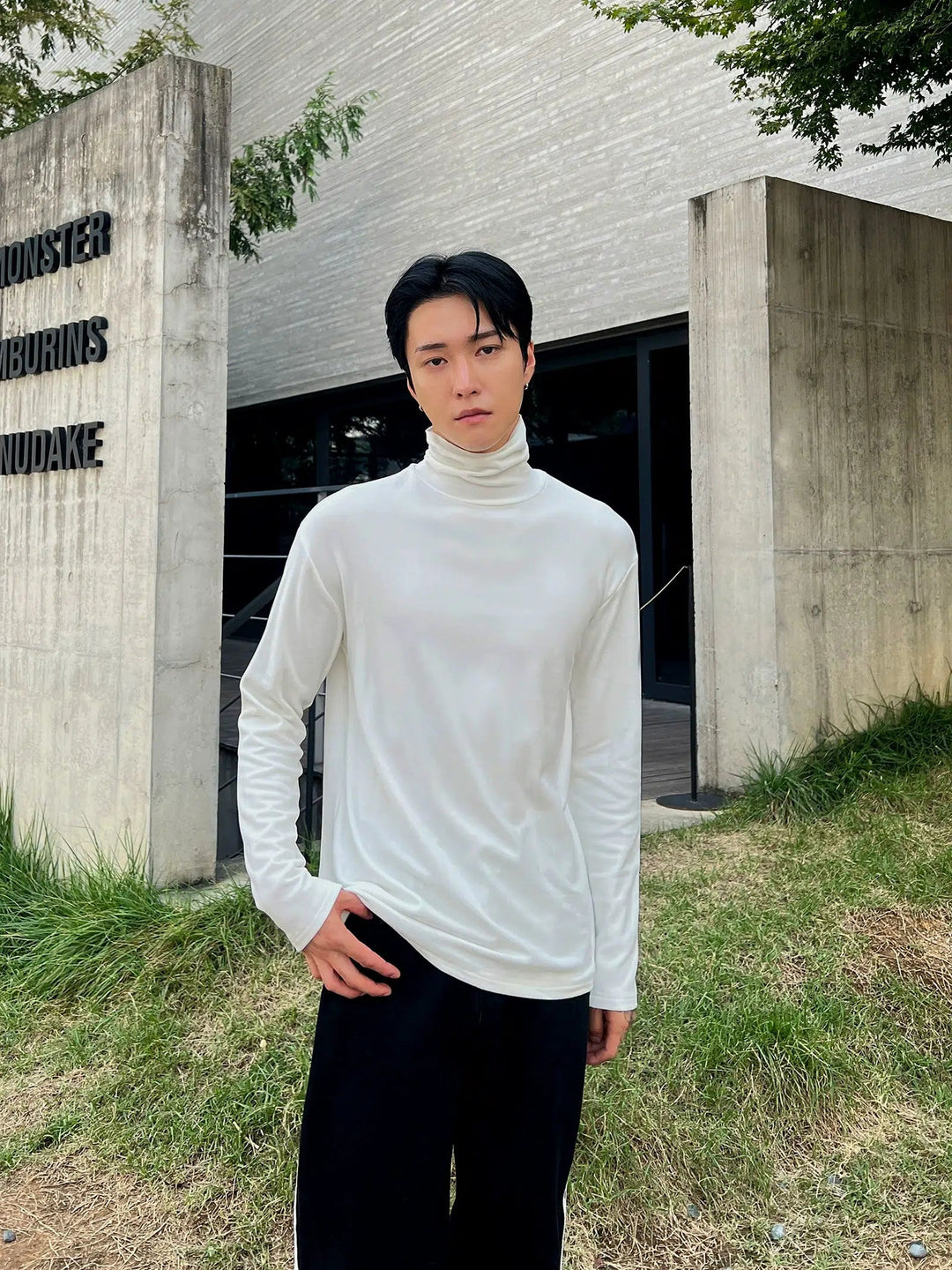 Turtleneck Slim Fit Bottoming Shirt
