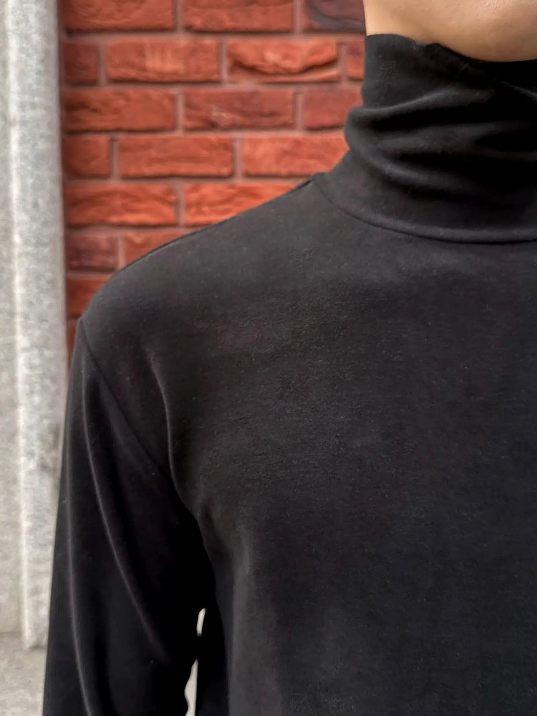 Turtleneck Slim Fit Bottoming Shirt