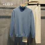 Turtleneck Slim Fit Flannel Sweater