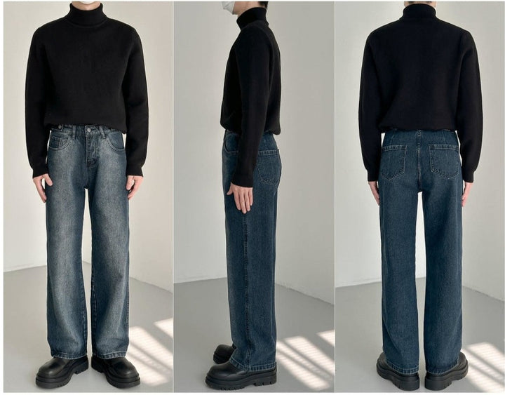 Turtleneck Slim-Fit Knitted Sweater