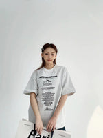 Loose fit Casual Letter Print T-shirt