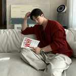 Twist Oversized V-neck Sweater