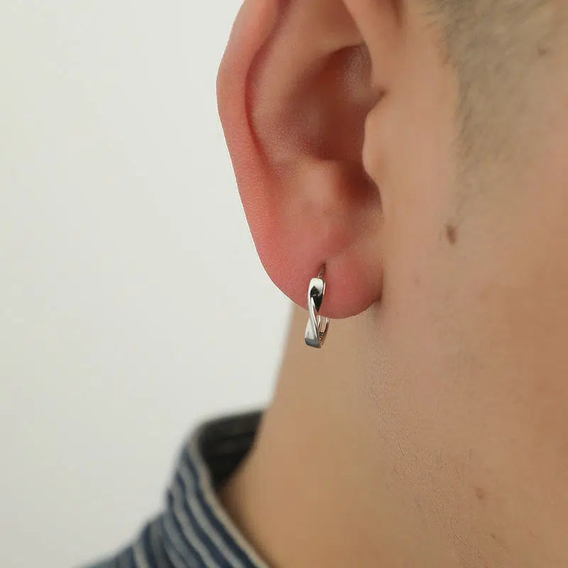 Twisted Hoop Earrings