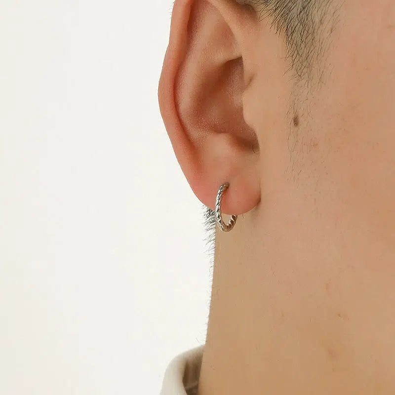 Twisted Hoop Earrings