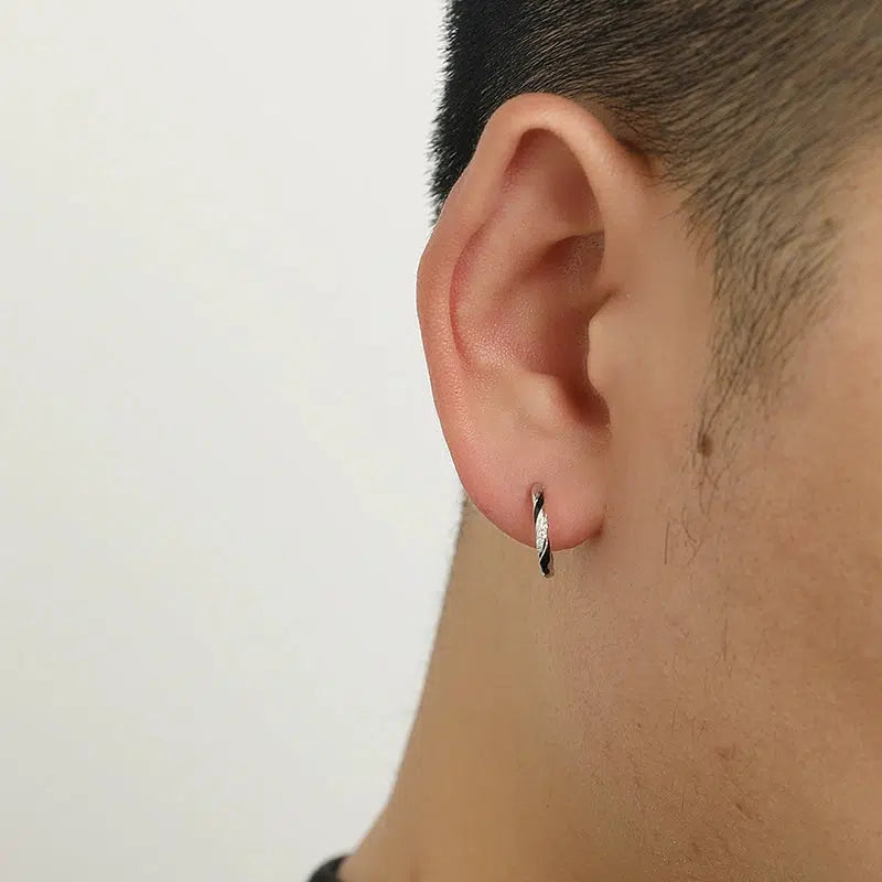 Twisted Hoop Earrings