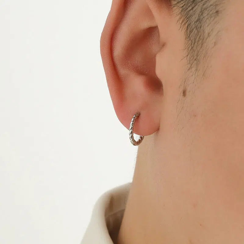 Twisted Hoop Earrings