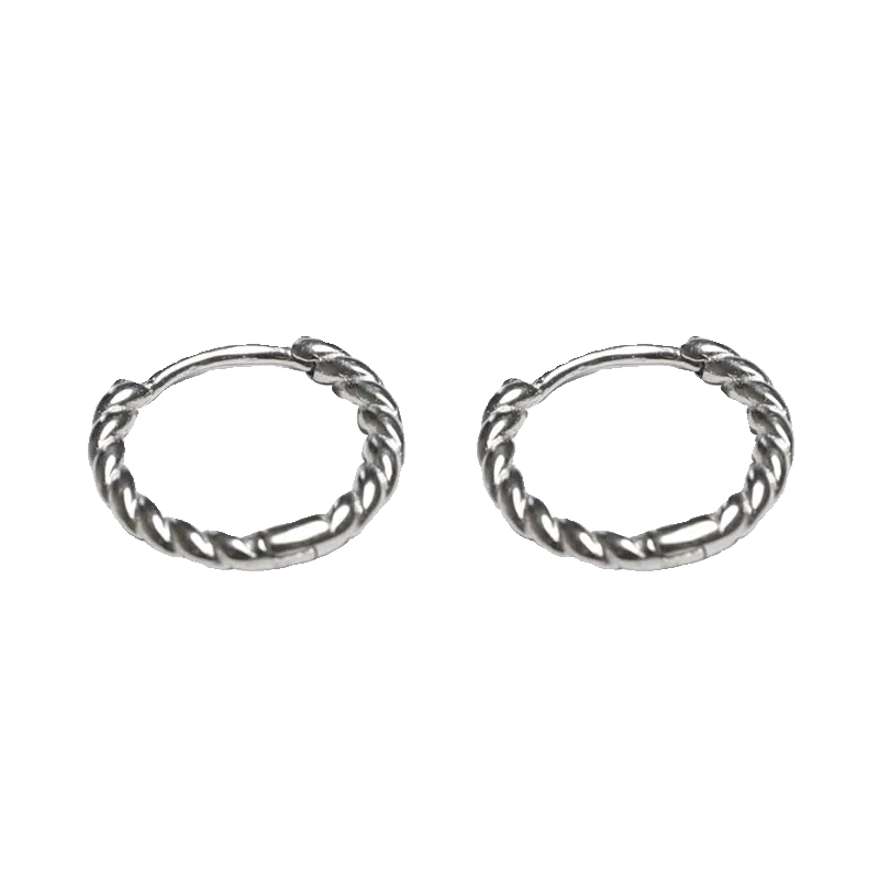 Twisted Hoop Earrings