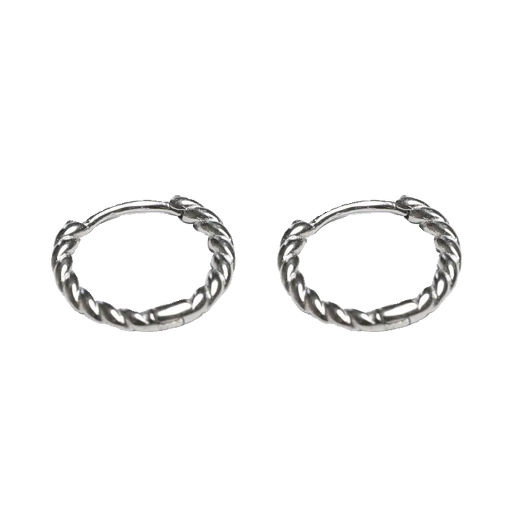 Twisted Hoop Earrings