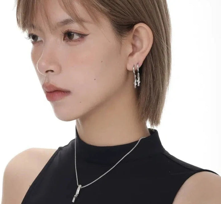 Twisted Pendant Earrings