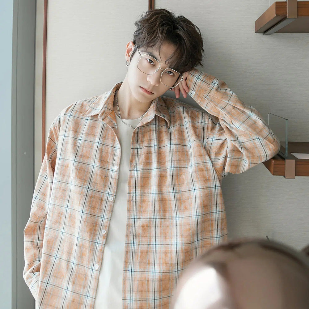 Two Piece Plaid Shirt