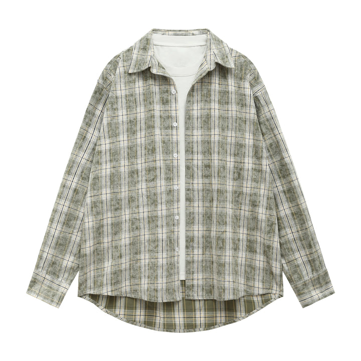 Two Piece Plaid Shirt