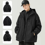 Two Piece Set Outdoor Fleece Hooded Jacket