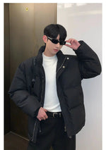 Two Piece Stand Collar Puffer Jacket
