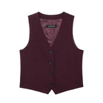 Two-Piece Vest and Pants Fashion Suit