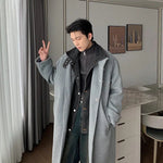Two-piece Denim Woolen Coat