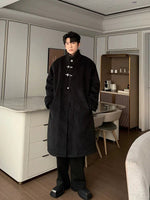 Two-piece Denim Woolen Coat