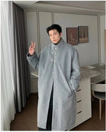 Two-piece Denim Woolen Coat