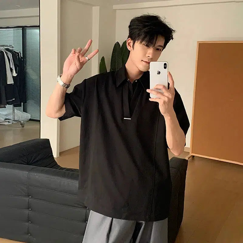 Two-piece Short Sleeve Polo Shirt