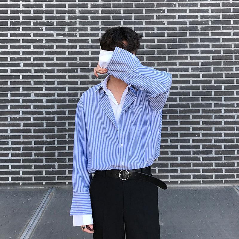 Two-piece Striped Shirt