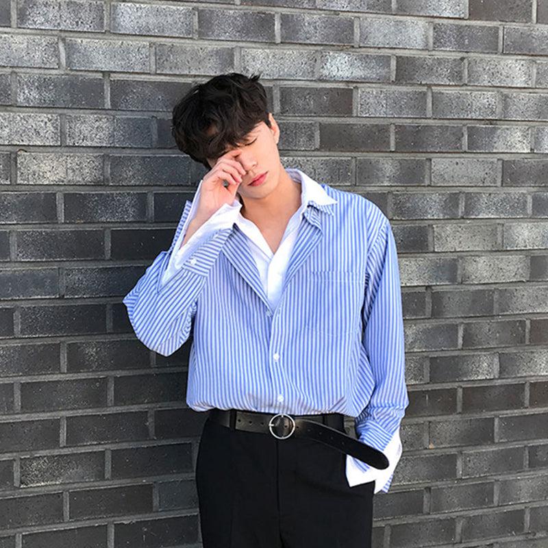 Two-piece Striped Shirt