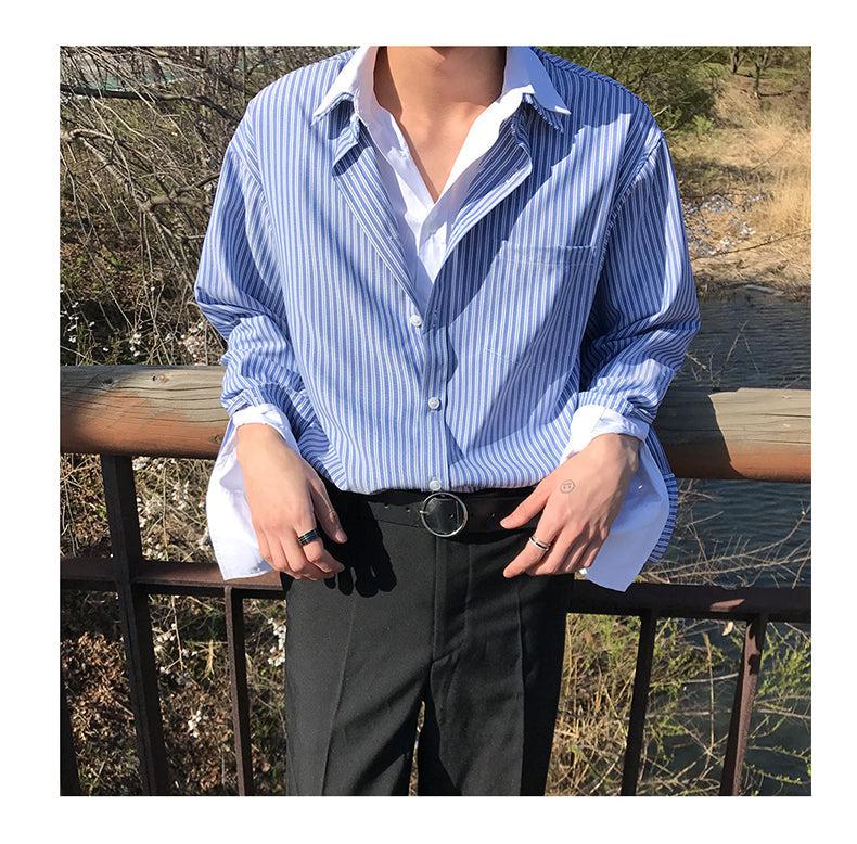 Two-piece Striped Shirt