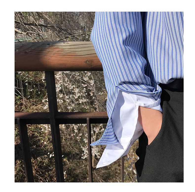 Two-piece Striped Shirt