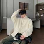 Two-piece Turtleneck Cardigan Jacket