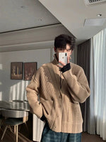 Two-piece Turtleneck Cardigan Jacket