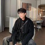 Two-piece Turtleneck Cardigan Jacket